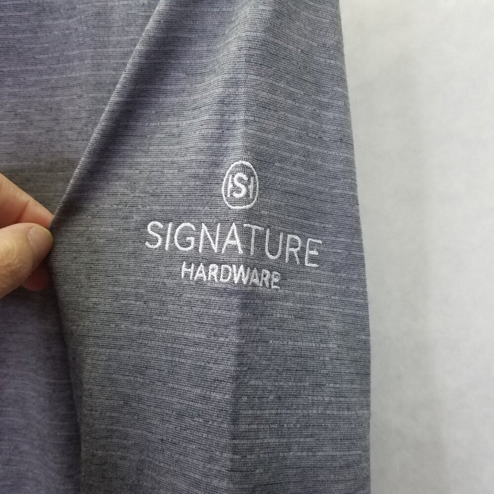 Performance Men’s Gray Quarter-Zip Pullover - Picture 5 of 16